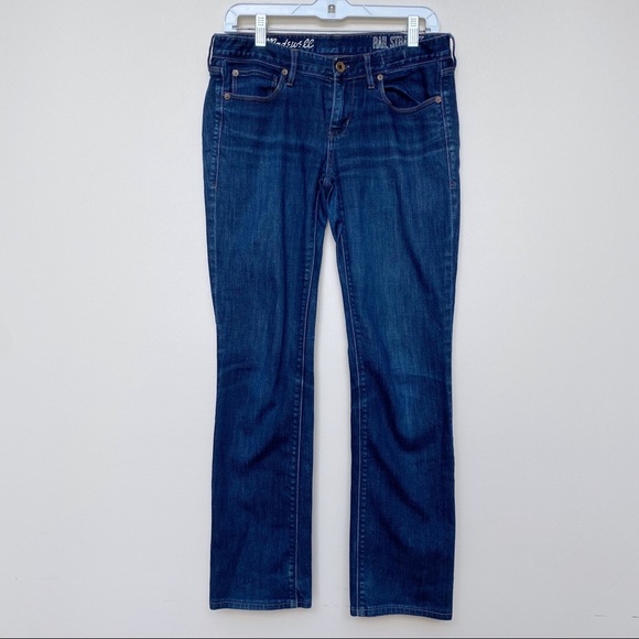 Madewell Rail Straight Jeans - Picture 1 of 7